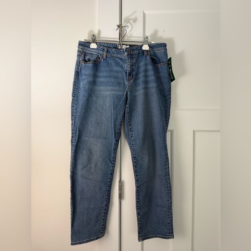 LL Bean Boyfriend Jeans - petite
